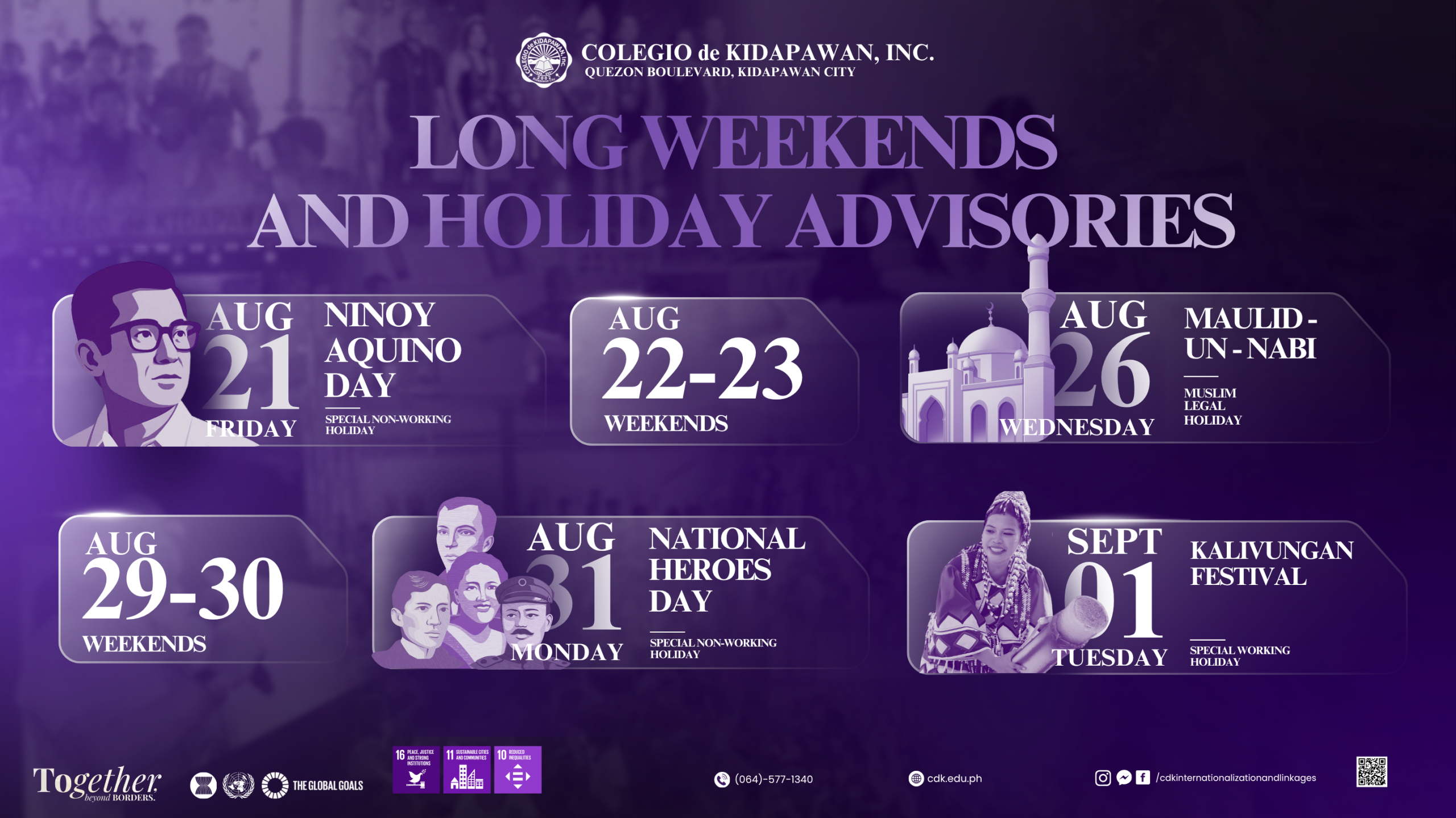 Holiday Advisory